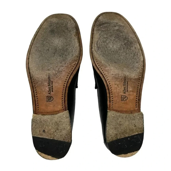 Allen Edmonds Verona II Italy Black Horse-Bit Loafer - Picture 7 of 15